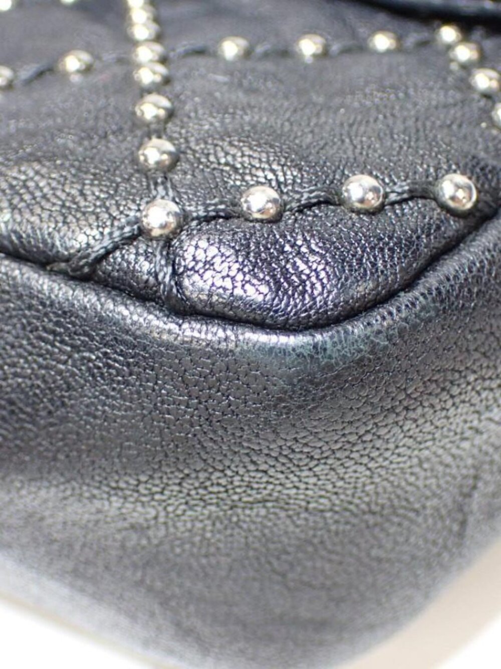 Chanel Studded Matelasse 20 Chain Shoulder Bag - Picture 6 of 11
